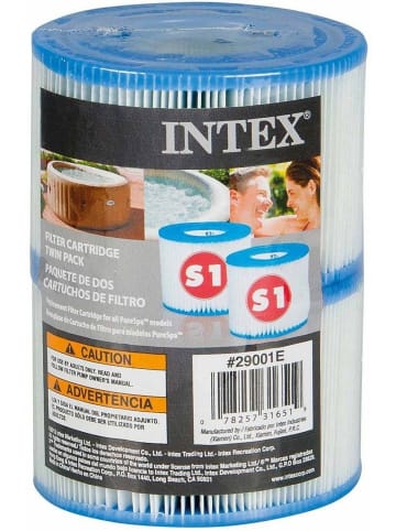 Intex [2er Pack] Filterkartusche Typ S2 in Weiß ab 12 Jahre