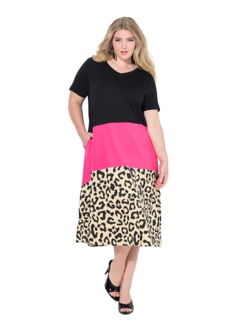 MIAMODA Jerseykleid in schwarz