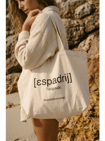 Espadrij l'orginale BEACHTOTE LARGE in natur