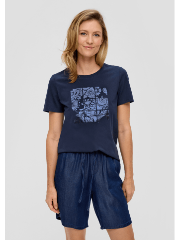 s.Oliver T-Shirt kurzarm in Blau