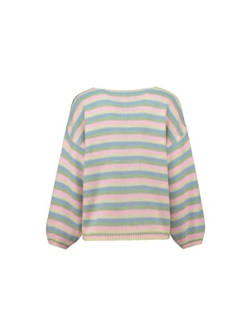 Hailys Pullover in matcha-pink-butter yellow stripe