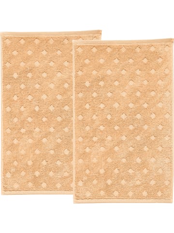 Erwin Müller Frottier Gästetuch 2er-Pack Baden-Baden in apricot