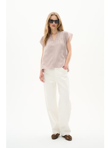 InWear Kurzarm-Bluse CidenzaIW A-shape in Stone