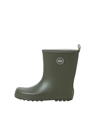 JACK & JONES Junior Gummistiefel in Dark Green