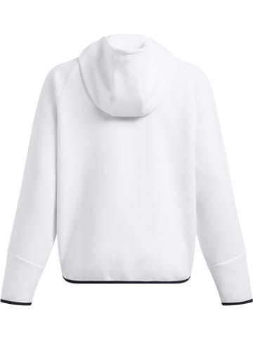 Under Armour Fleecejacke/Fleecepullover "Unstoppable Fleece Fz" in Weiß