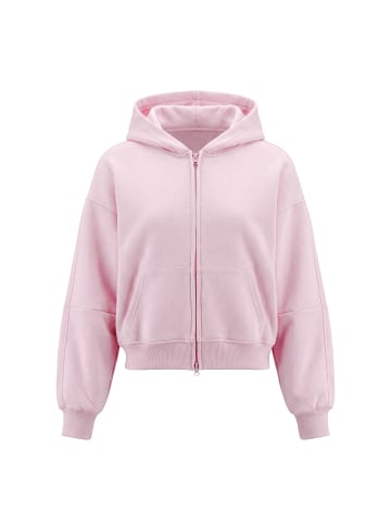 IZIA Women Hoodie in Light Rose
