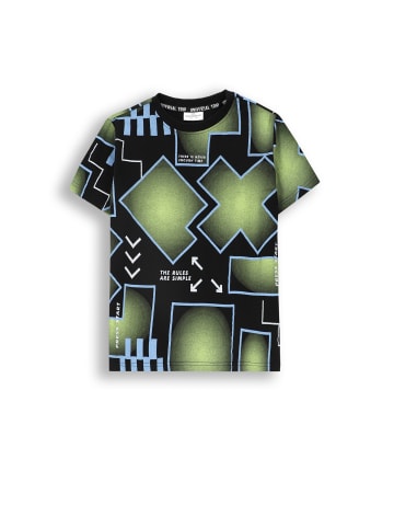 Coccodrillo T-Shirt mit kurzen Ärmeln in schwarz