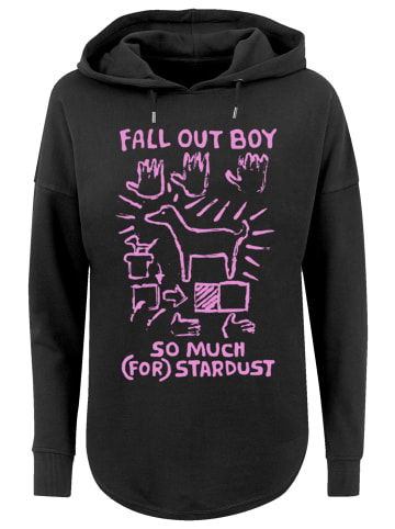 F4NT4STIC Oversized Hoodie Fall Out Boy Pink Dog So Much Stardust in schwarz