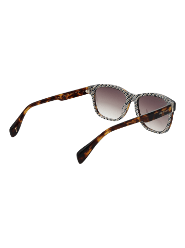 Ted Baker Sonnenbrille Rechtwinklig Havanna