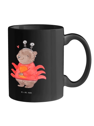 Mr. & Mrs. Panda haferl Krebs Genießer mit Spruch in Schwarz