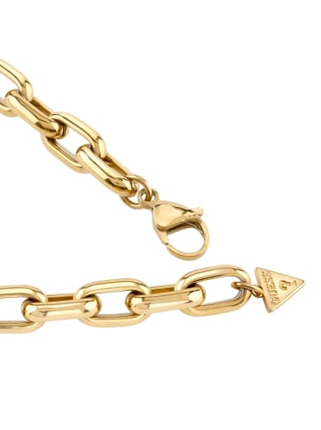 Guess Damen-Kette Fluid Charm Goldfarben