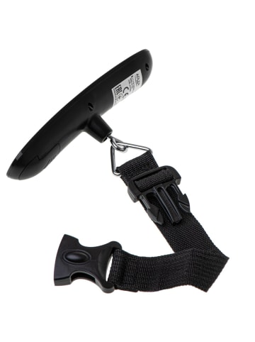 Adler Europe Adler AD 8190 Reisegepäckwaage 50 kg mit LCD-Display & Tara-Funktion - Schwarz in Schwarz