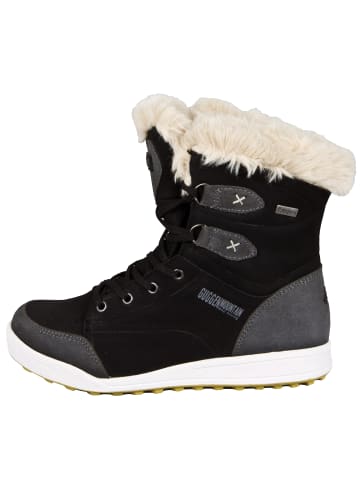 GUGGEN MOUNTAIN Winterstiefel Uni in Schwarz-Grau