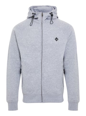 Threadbare Sweat-Jacke in Grey Marl