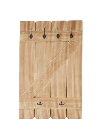 MCW Wandgarderobe D13 mit 6 Haken, Kiefer