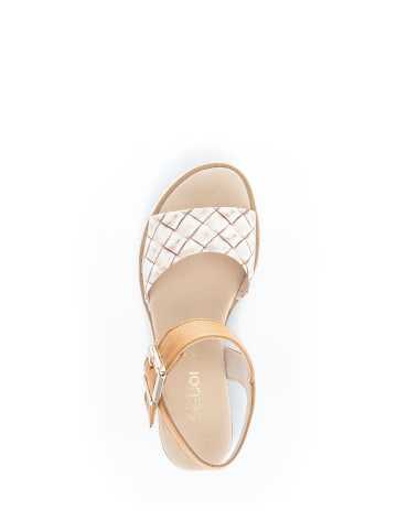 Gabor Fashion Keilsandalette in Beige