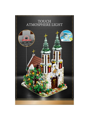 Reobrix 66023 St. Andrew’s Church Klemmbaustein Kirche 3306 Teile