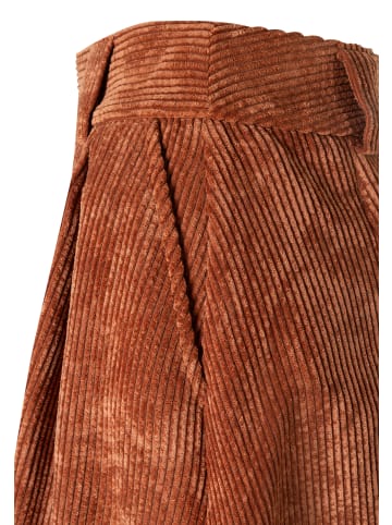 More & More ausgestellter Midi-Cordrock in cinnamon