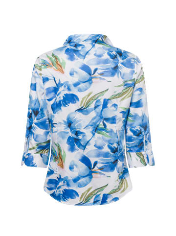 Franco Callegari Bluse in blau weiß - 0058