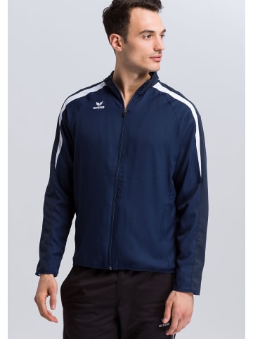 erima Liga 2.0 Praesentationsjacke in new navy/dark navy/weiss