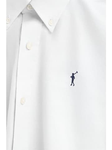 Polo Club Hemd MAN RIGBY GO OXFORD IO LONG SLEEVE REGULAR FIT in weiß