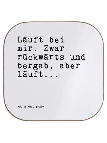 Mr. & Mrs. Panda Getränke-Untersetzer Läuft bei mir. Zwar... mit... in Weiß