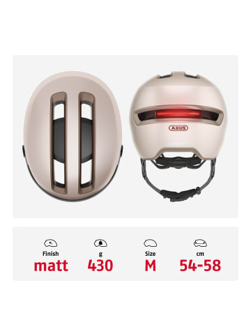 ABUS Fahrradhelm HUD-Y ACE in champange gold