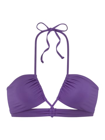 S. Oliver Bandeau-Bikini-Top in lila