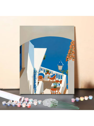 ARTNANAS DIY Malen nach Zahlen Set-"Blaue Küste" 