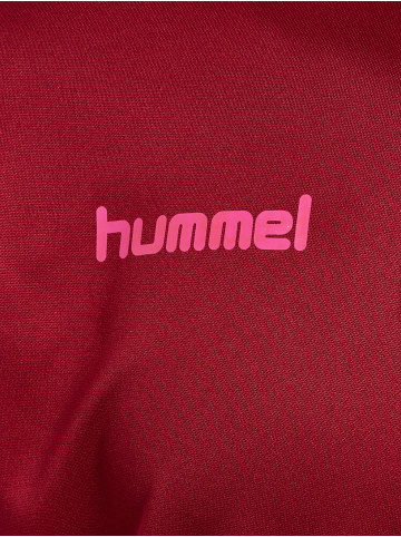 Hummel Hummel Poly Kapuzenpullover Hmlpromo Multisport Herren in BIKING RED/RASPBERRY SORBET