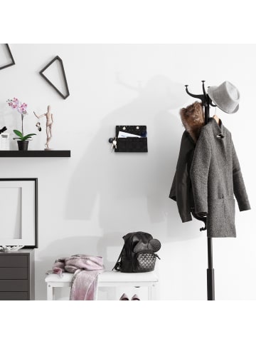 relaxdays 4 x Aufbewahrungskorb in Grau - (B)25x (H)20 x (T)16,5 cm