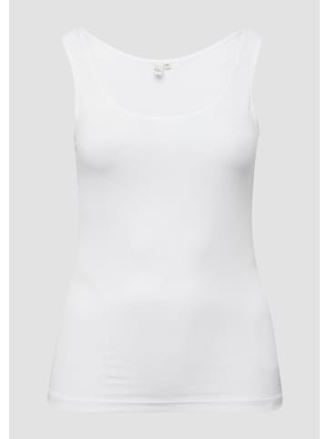 QS T-Shirt in 0100_weiß