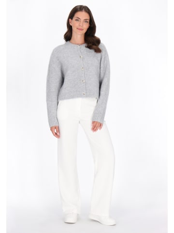 usha WHITE LABEL Women Cardigan in grey melange