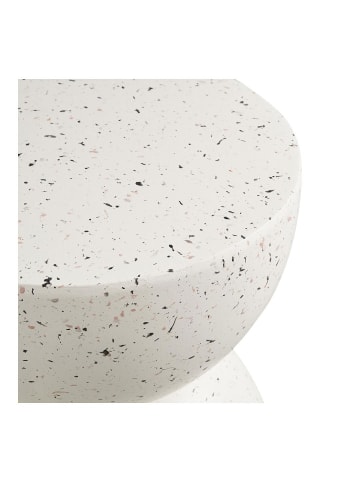 ebuy24 Garten Sofatisch Nika Offwhite 40 x 40 cm
