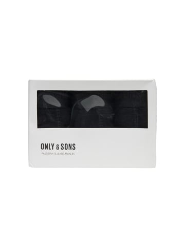 Only&Sons Trunk ONSFITZ SOLID BLACK slim in Schwarz