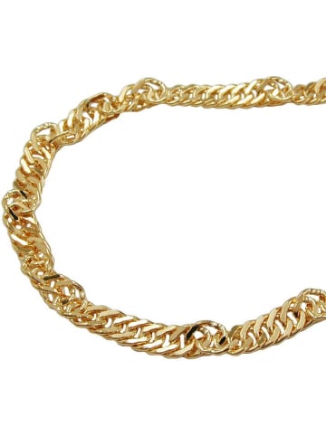 Gallay Kette 2,3mm Singapur diamantiert vergoldet AMD 55cm in gold