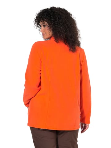 Ulla Popken Sweatjacke in orangerot