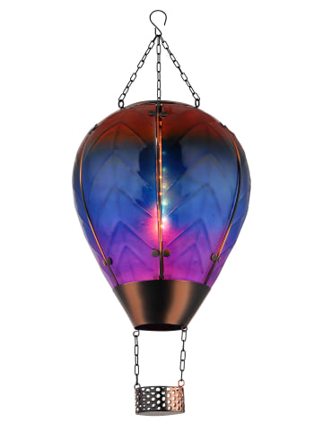 Globo lighting Solarleuchte "SOLARLEUCHTE METALL SCHWARZ MATT, 24XLED" in black