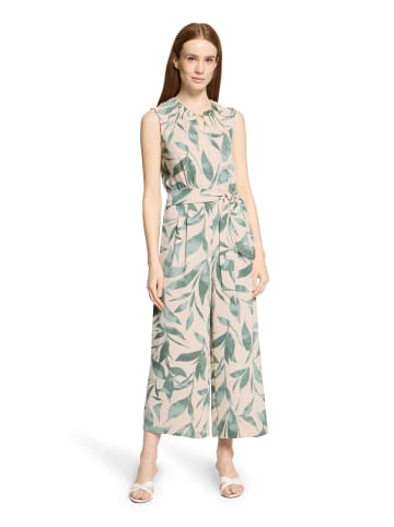 BETTY & CO Jumpsuit ohne Arm in Nature/Green