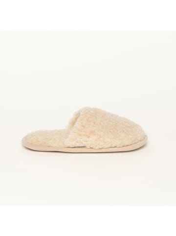 Gottstein Curly Wool Slipper in beige