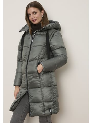 Tamaris Wintermantel in khaki grau