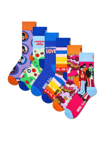 Happy Socks Socken 6er Pack in The Beatles 2