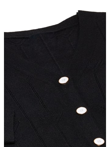 SANIKA Damen Strickjacke in Schwarz
