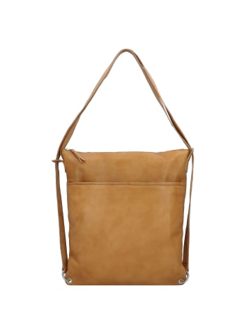 TASCHENDIEB Kohlmarkt Schultertasche Leder 34 cm in camel