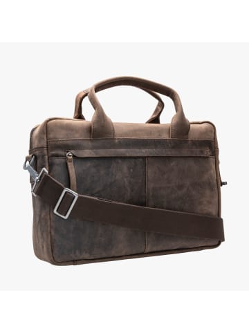 Strellson Aktentasche 'Richmond Charles in Dunkelbraun 40 x 29 x 10 cm'