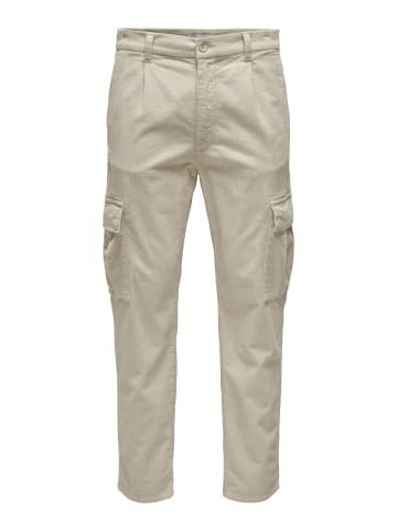 ONLY & SONS Cargo-Hose in Silver Lining