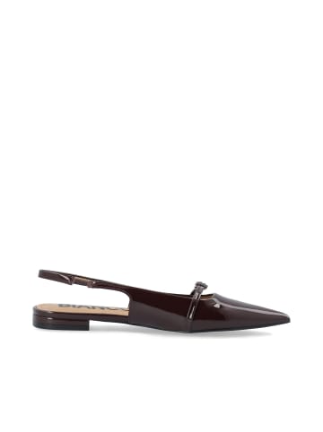 Bianco Slingbacks in BurgundyPatent1