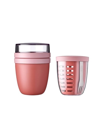 Mepal 2er Set Lunchpot mit Fruitpot Ellipse in – in Vivid Mauve