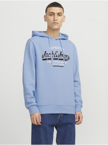 Jack & Jones Kapuzenpullover in Chambray Blue