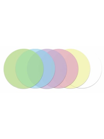 URSUS Laternenzuschnitte Pastell, rund Ø17,5cm, 24 Blatt - ab 3 Jahren